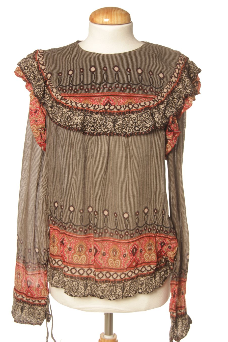 Blouse à manches longues Trafaluc de la taille M, de couleur imprimés