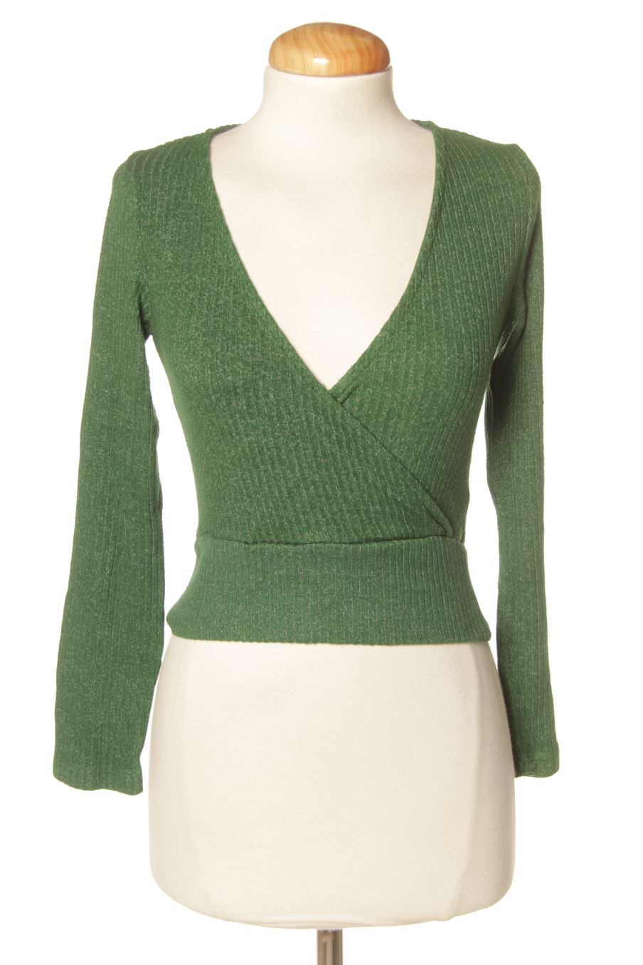 Punto Verde Jersey Hombreras Zara Chaqueta Punto Botones Tacto