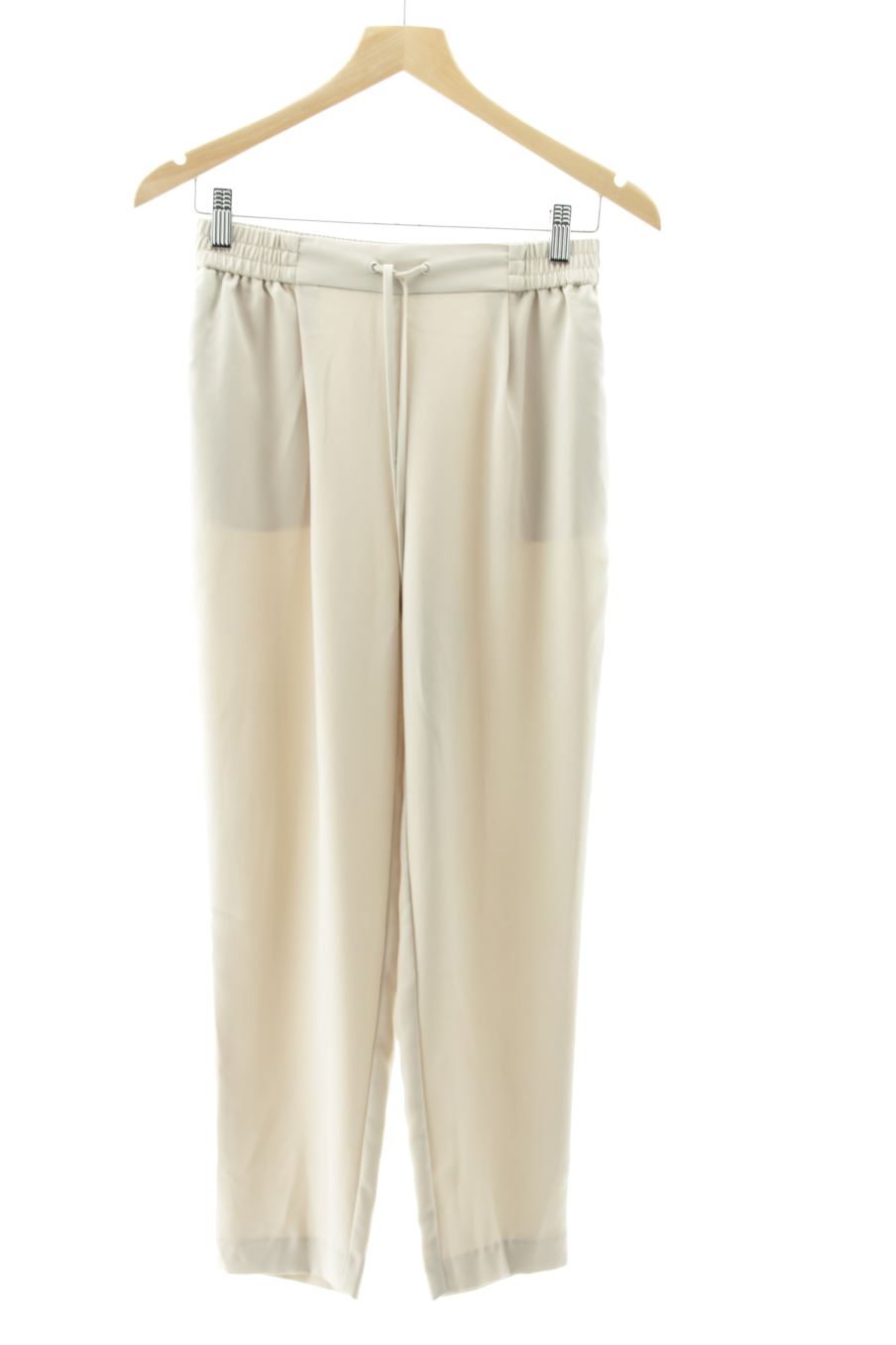 Pantaloni casual de Zara de la talla XS, de color beige