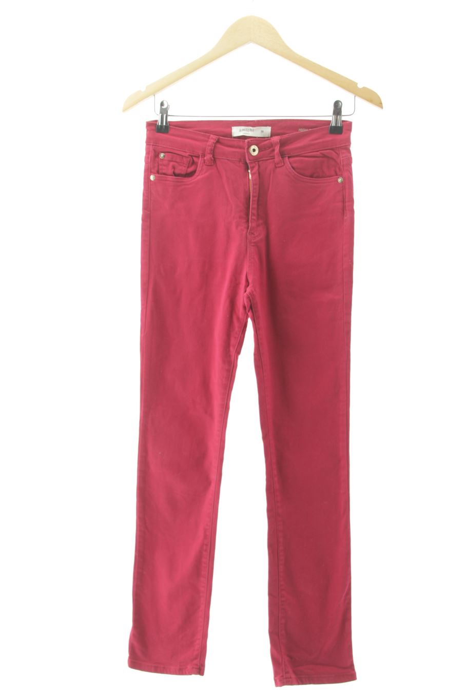 Jeans Amichi de la taille 36, de couleur rouge de denim