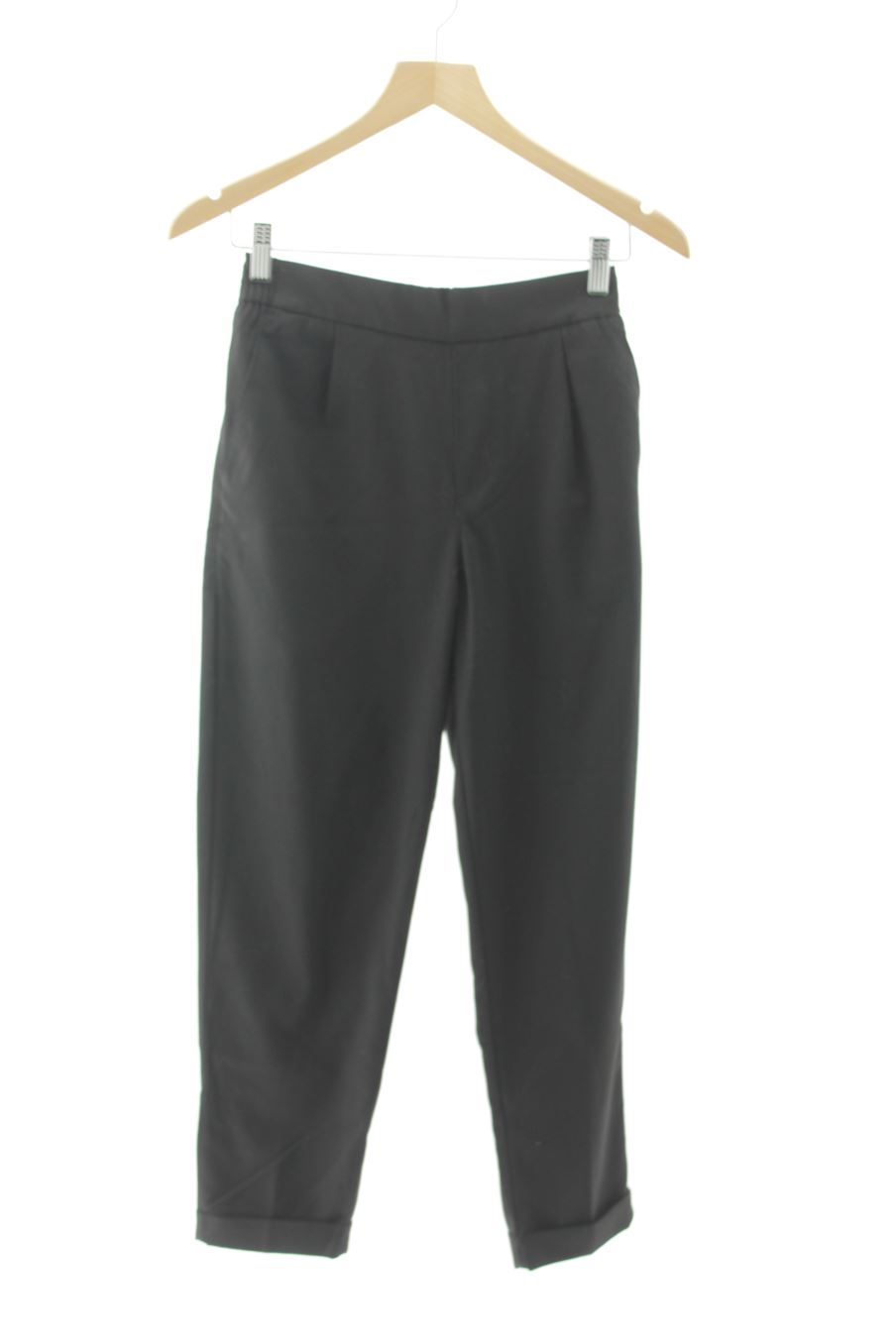 Pantaloni casual de Pull & Bear de la talla S, de color nero
