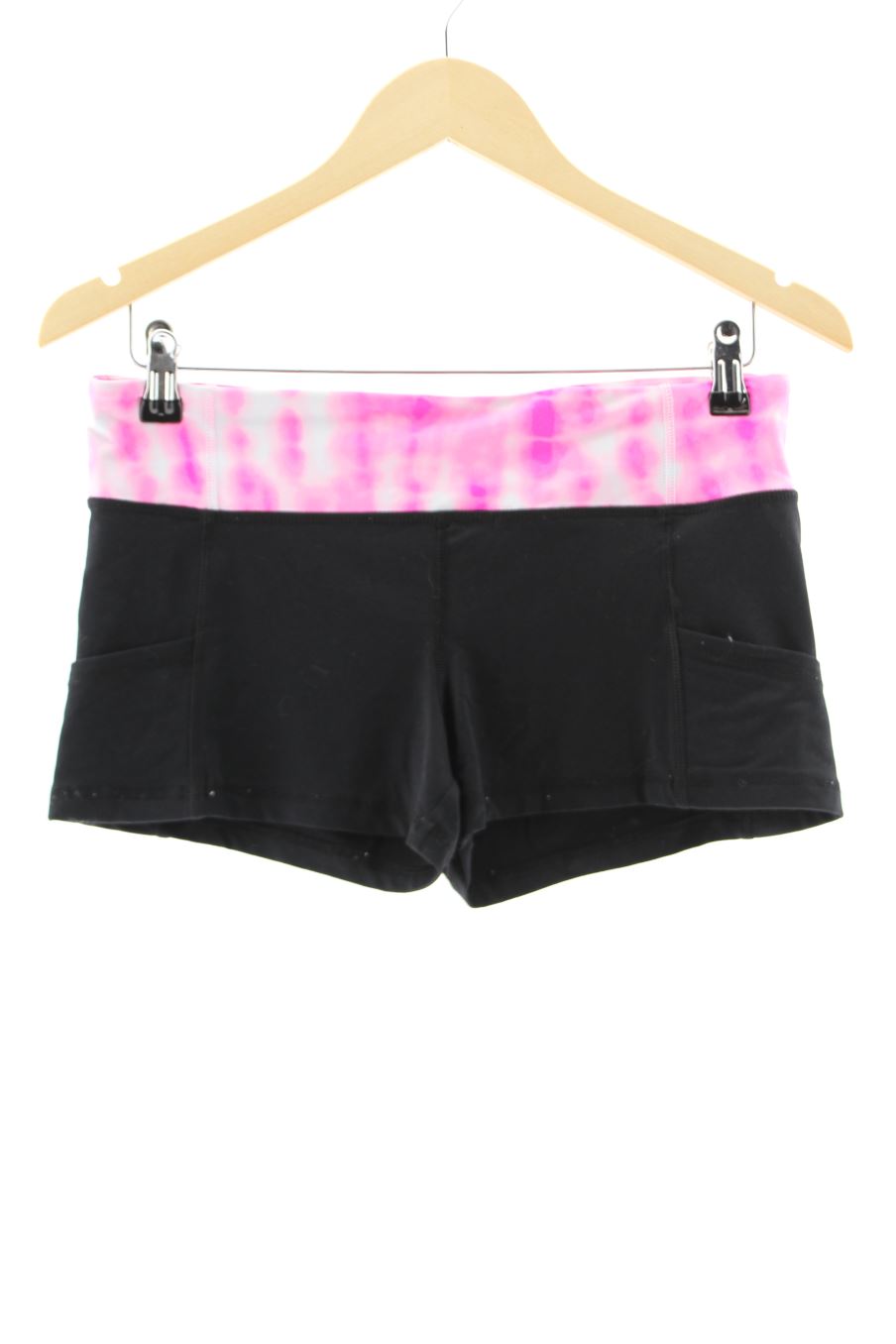 Pantalones cortos de deporte de Forever 21 de la talla L, de color negro