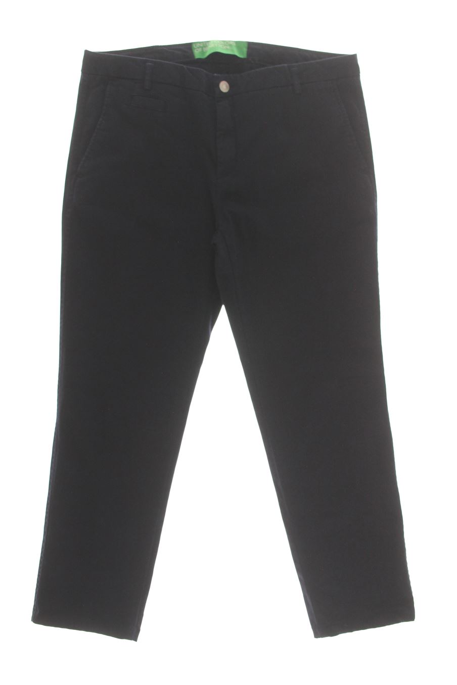 Pantalones de Benetton de la talla 44, de color azul marino