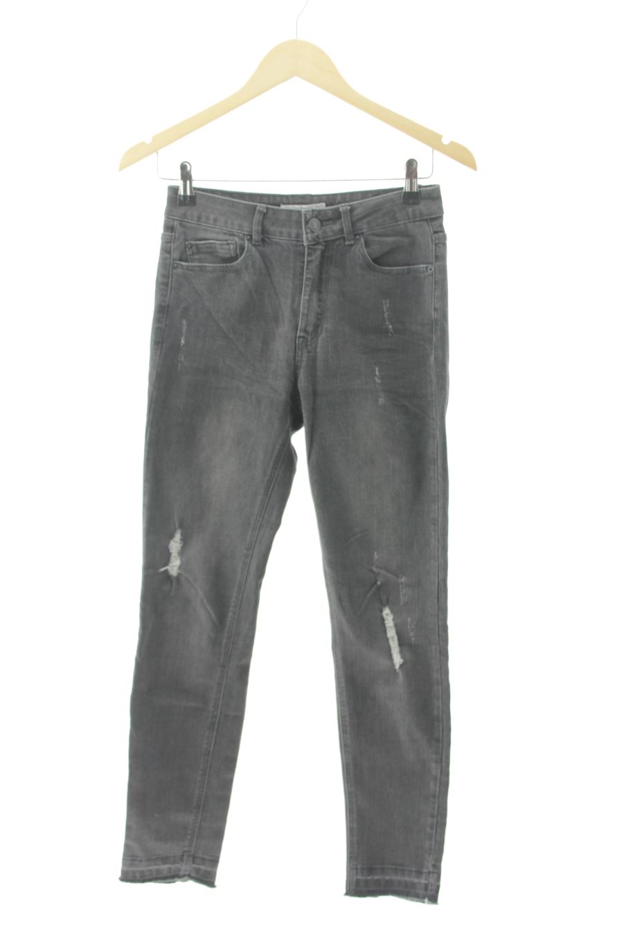 Jeans Pull & Bear de la taille 36, de couleur gris de denim