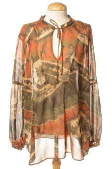 Blusa de manga larga L Violeta (by Mango )
