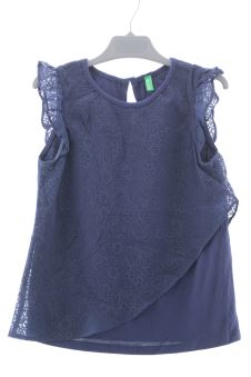 Blouse à manches courtes 7 ans Benetton