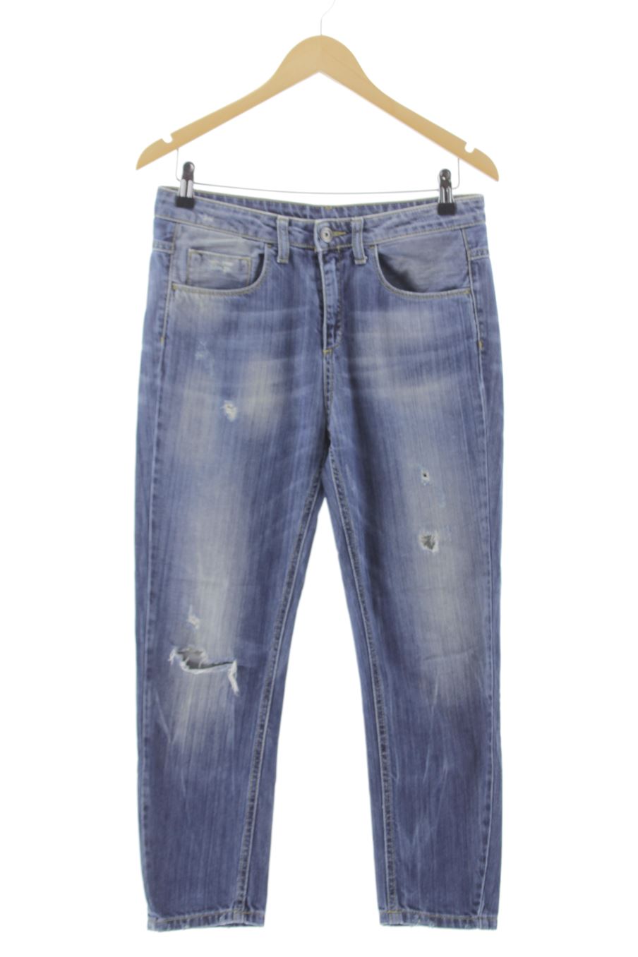 Vaquero de Benetton de la talla 36, de color azul de ropa vaquera
