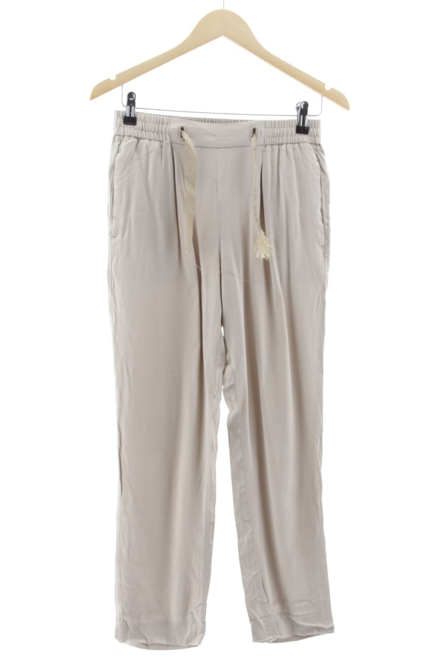 Pantalon Zara de la taille XS, de couleur beige