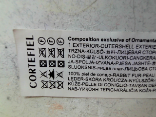 Chaleco de abrigo de Cortefiel de la talla M, de color estampado de peletería