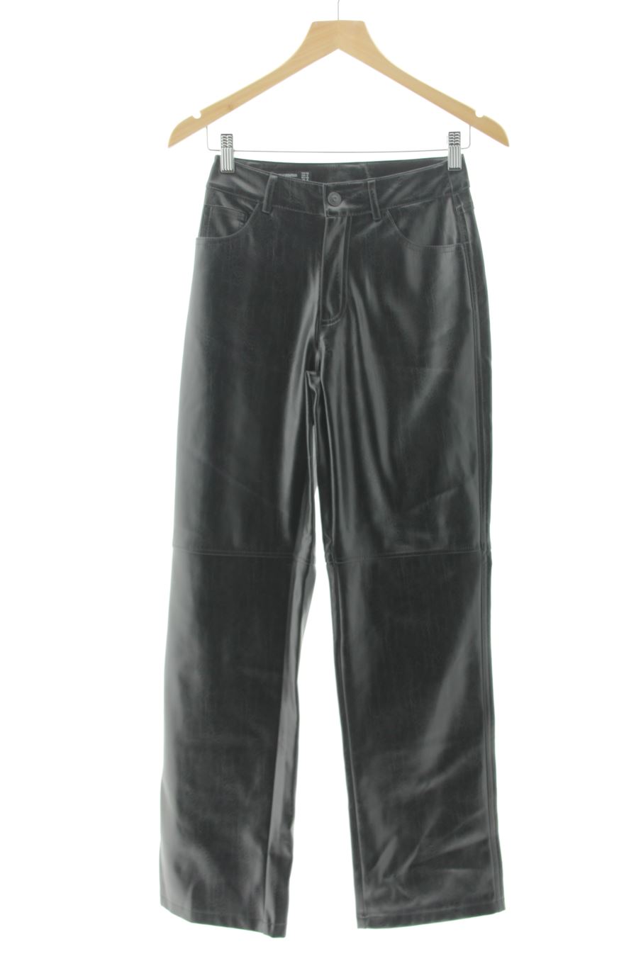 Pantalon Stradivarius de la taille 32, de couleur noir de synthétique
