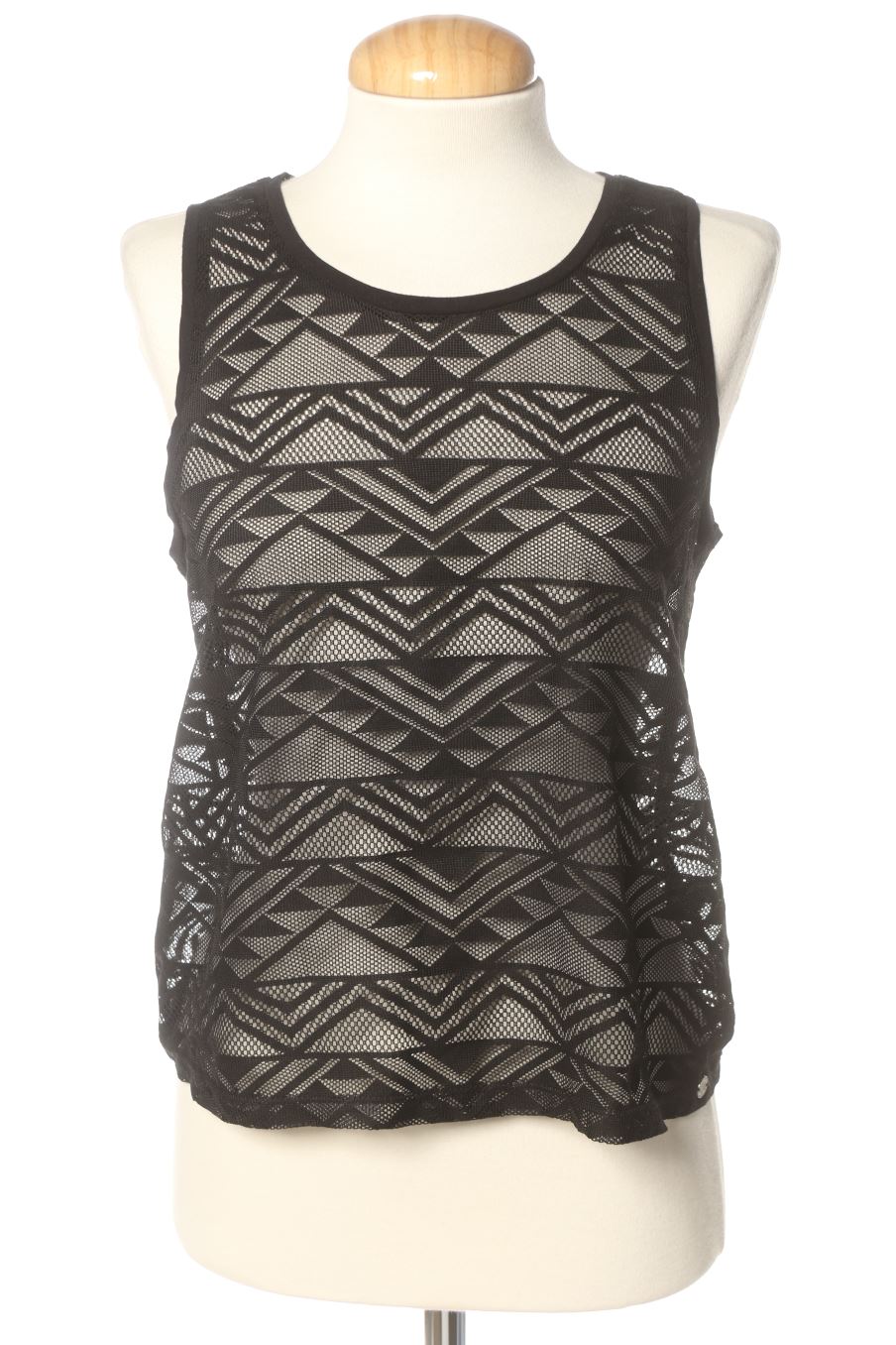 Top de Ikks de la talla S, de color nero