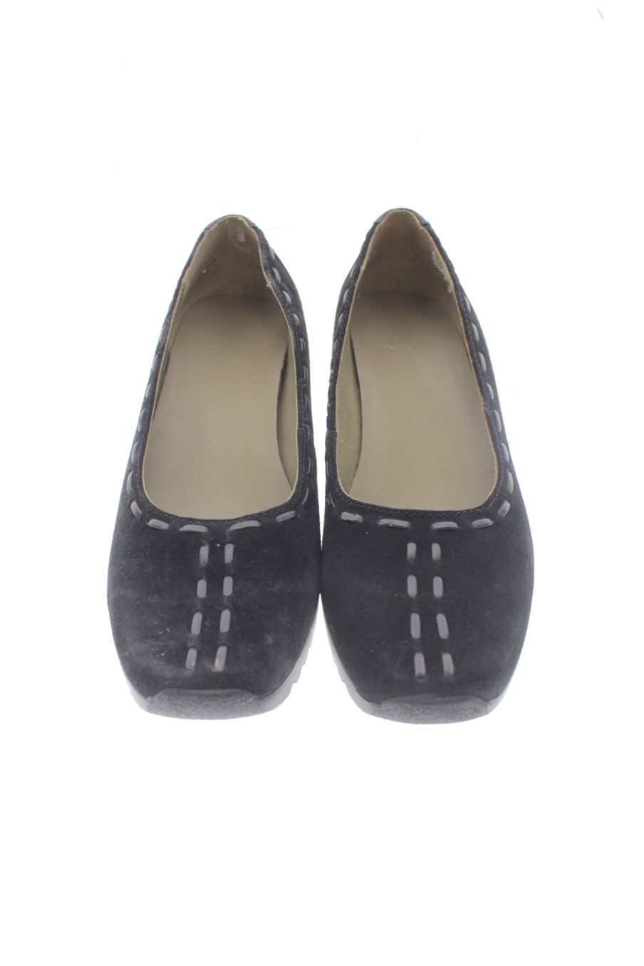 Zapatos planos de clarks de la talla 37, de color negro de
