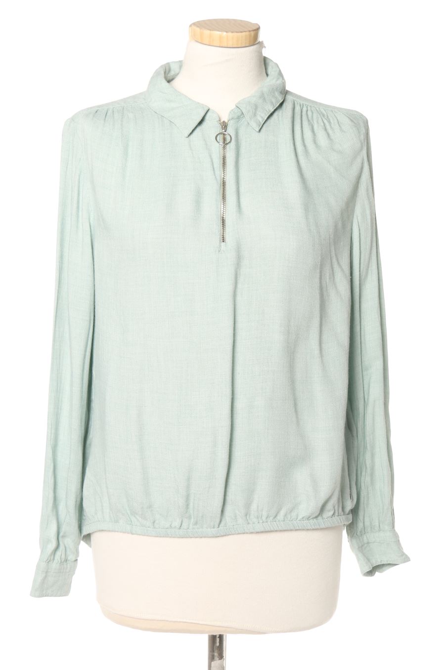 Blouse à manches longues Street one de la taille 40, de couleur turquoise