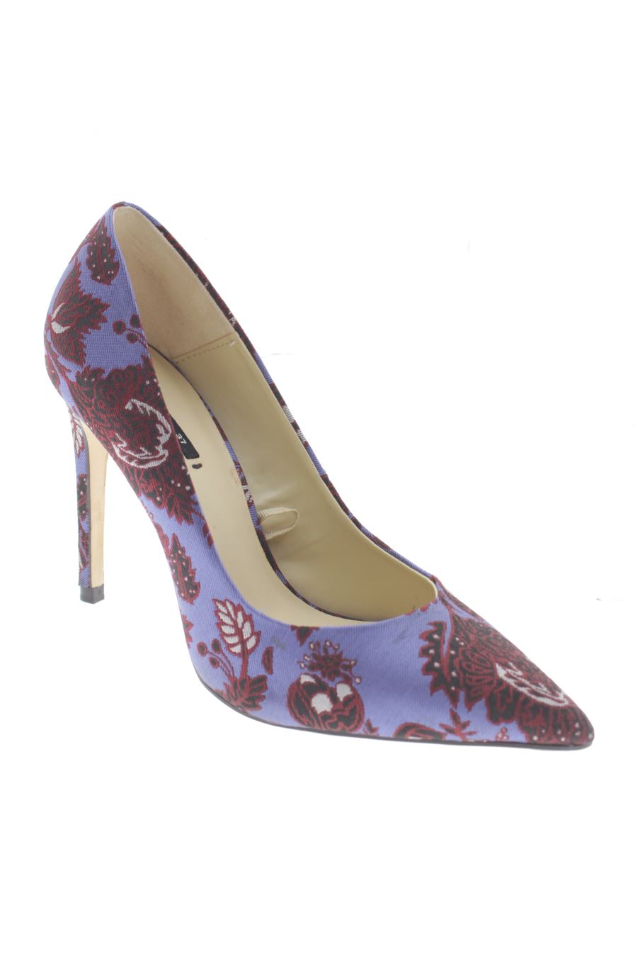 Zapatos de tacon de Zara de la talla 37, de color flores de