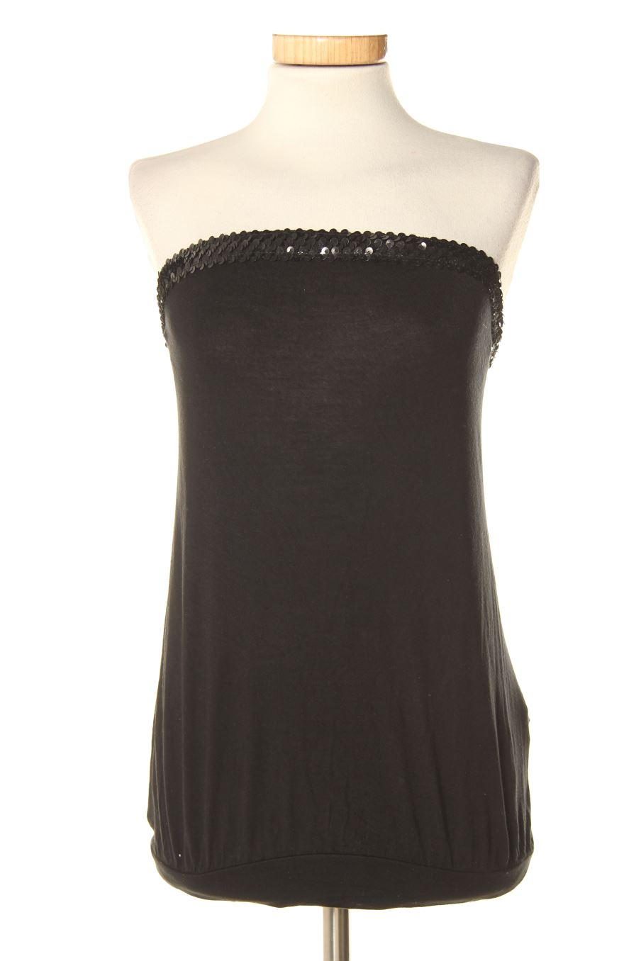 Top Stradivarius de la taille S, de couleur noir