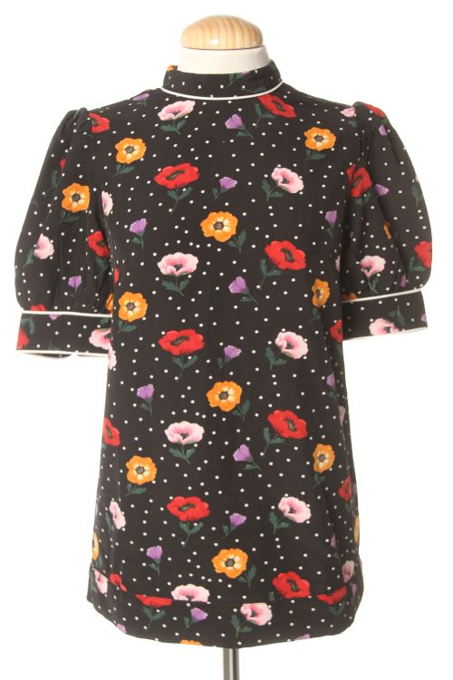 Blusa a maniche corte