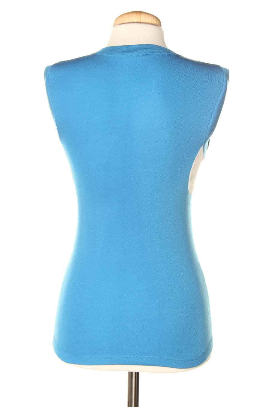 Camiseta sin mangas de spiuk de la talla S, de color azul