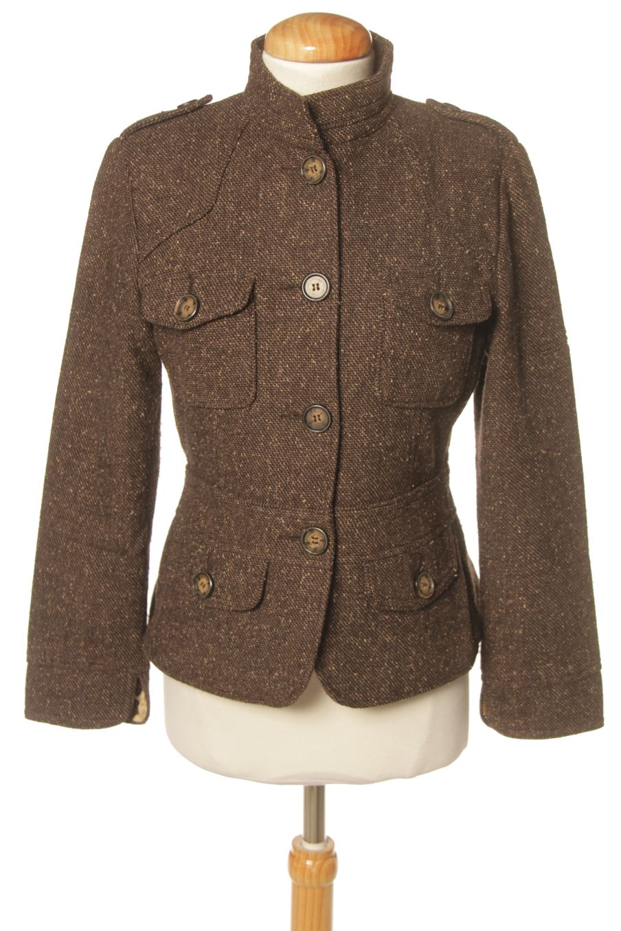 Cazadora de Zara de la talla M, de color marrón