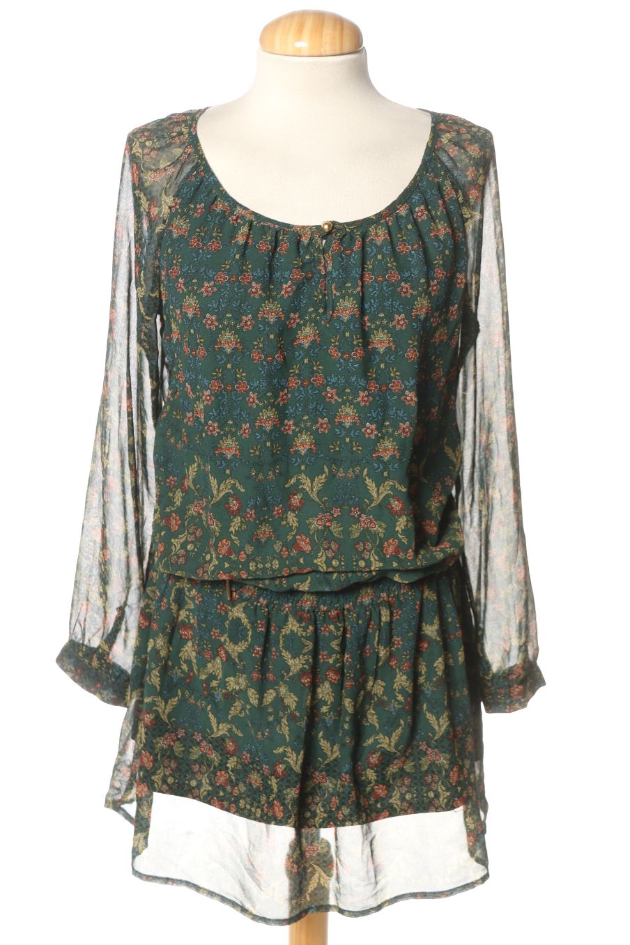 Robe casual Fórmula Joven de la taille 40, de couleur vert