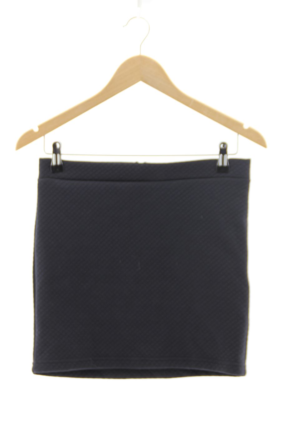 Falda de Stradivarius de la talla M, de color azul marino