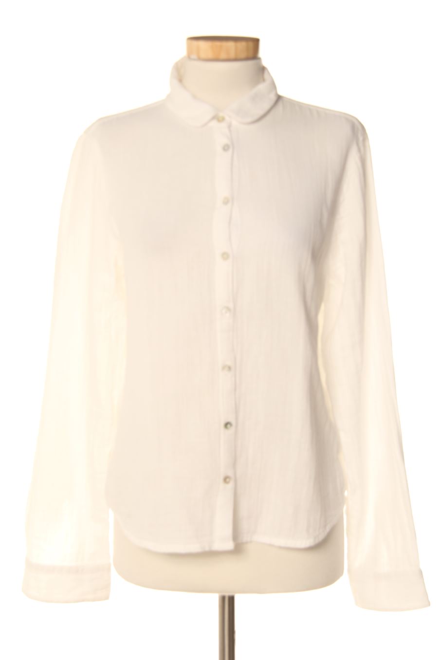 Chemise Monoprix de la taille 38, de couleur blanc