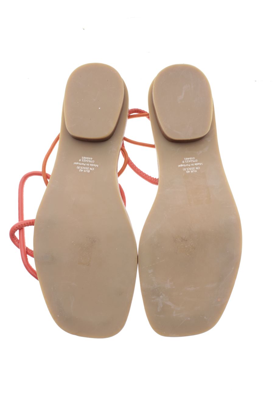 Sandalias planas de COS de la talla 40, de color naranja de