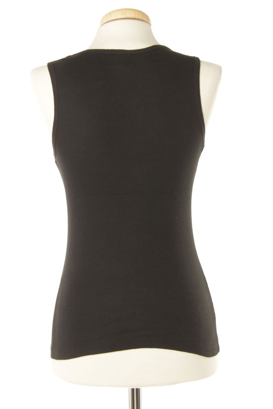 Camiseta sin mangas de La Camilia de la talla L, de color negro