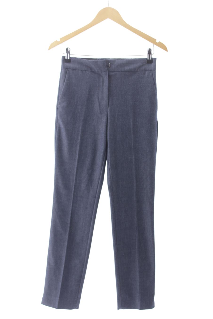 Pantalón de Mango de la talla 34, de color azul