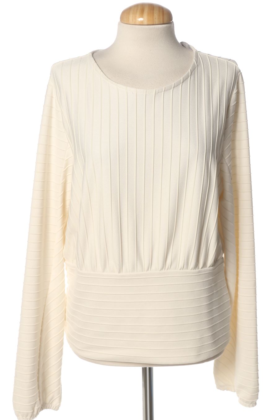 Blusa a maniche lunghe de H&M de la talla M, de color bianco