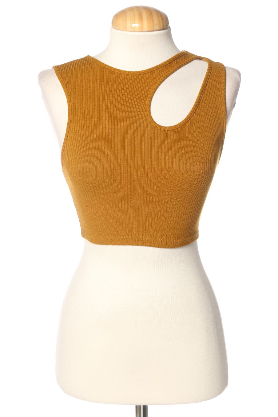 Top Pull & Bear de la taille XS, de couleur moutarde