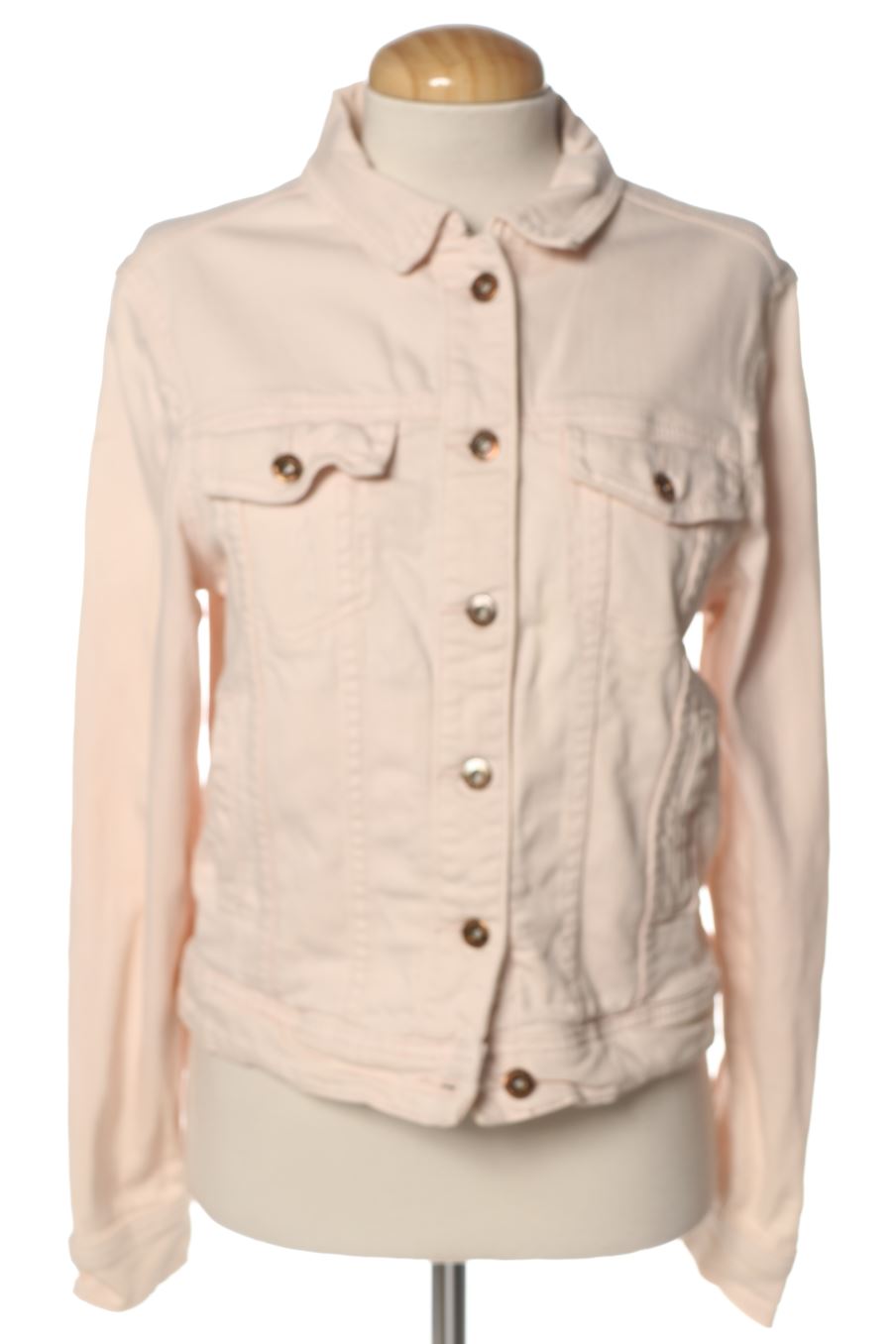 Blouson Cache cache de la taille 38, de couleur rose de denim