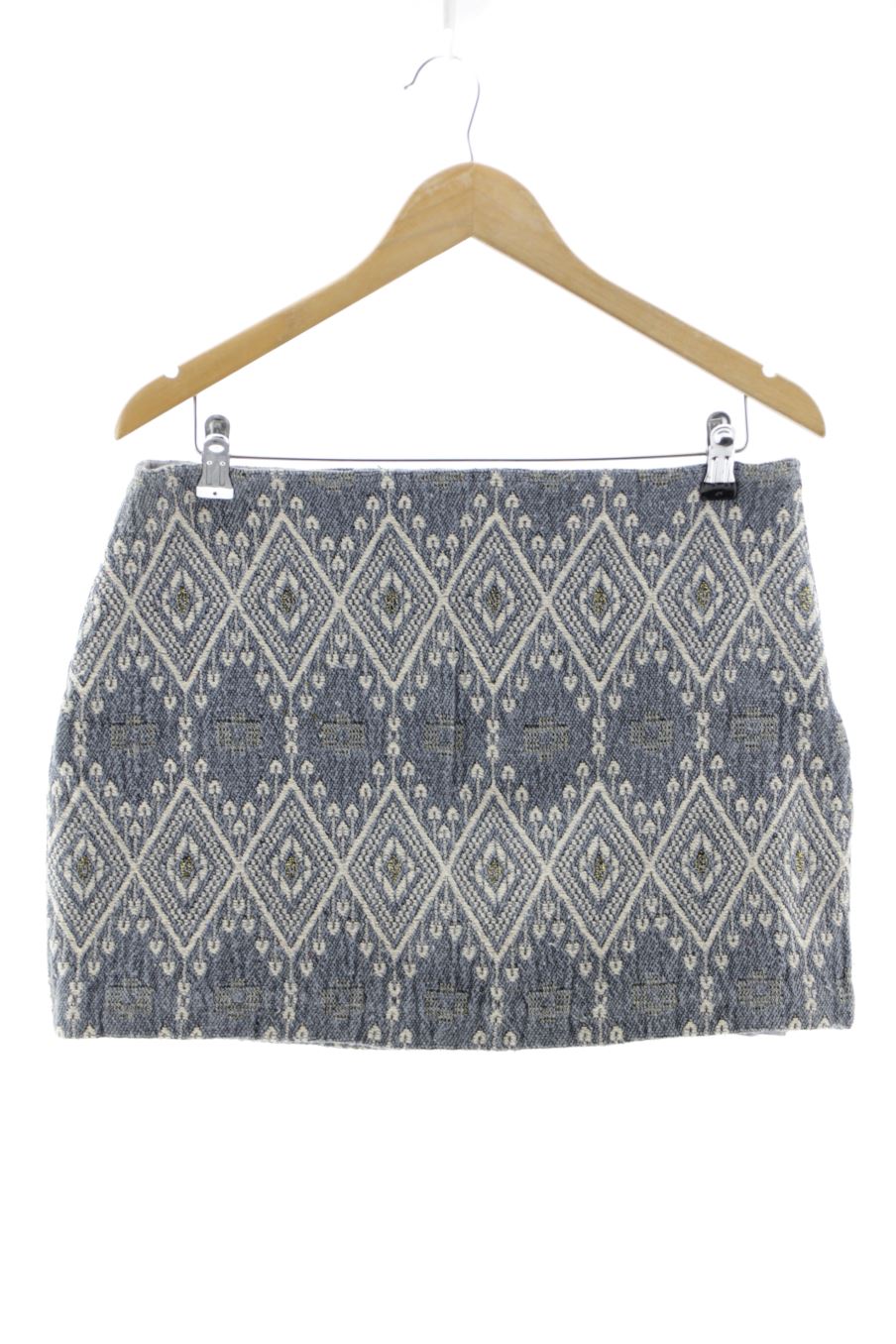 Falda de Mango de la talla 40, de color azul