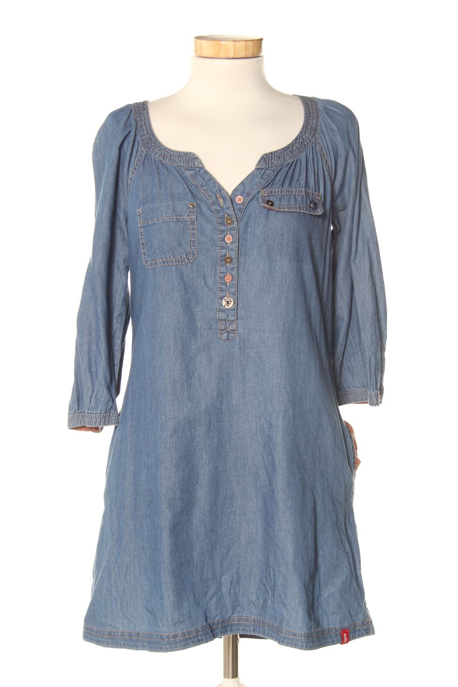 Vestido casual de Edc (ESPRIT) de la talla S, de color azul