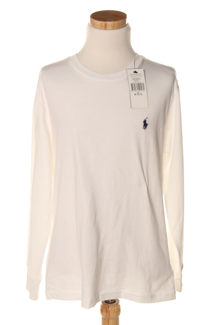 Camiseta de manga larga de Polo Ralph Lauren de la talla 10 años con etiqueta