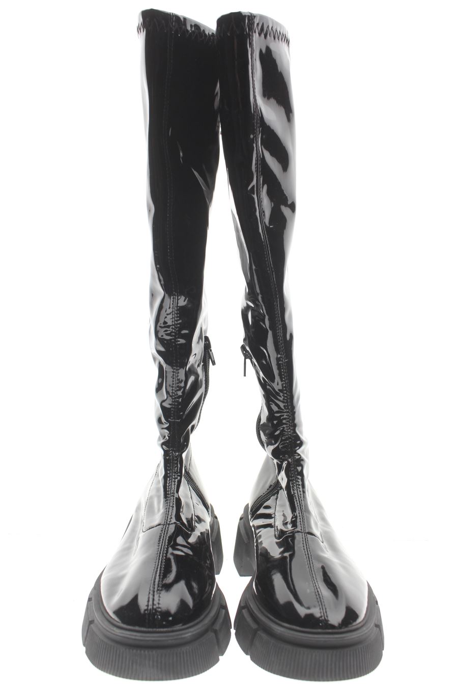 Botas de Zara de la talla 38, de color negro de
