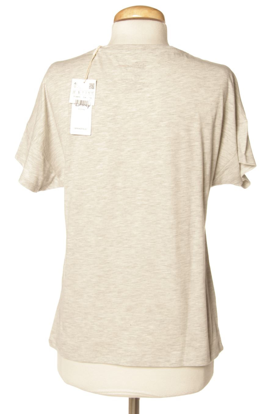 T-shirt Disney (SPRINGFIELD) de la taille S, de couleur gris