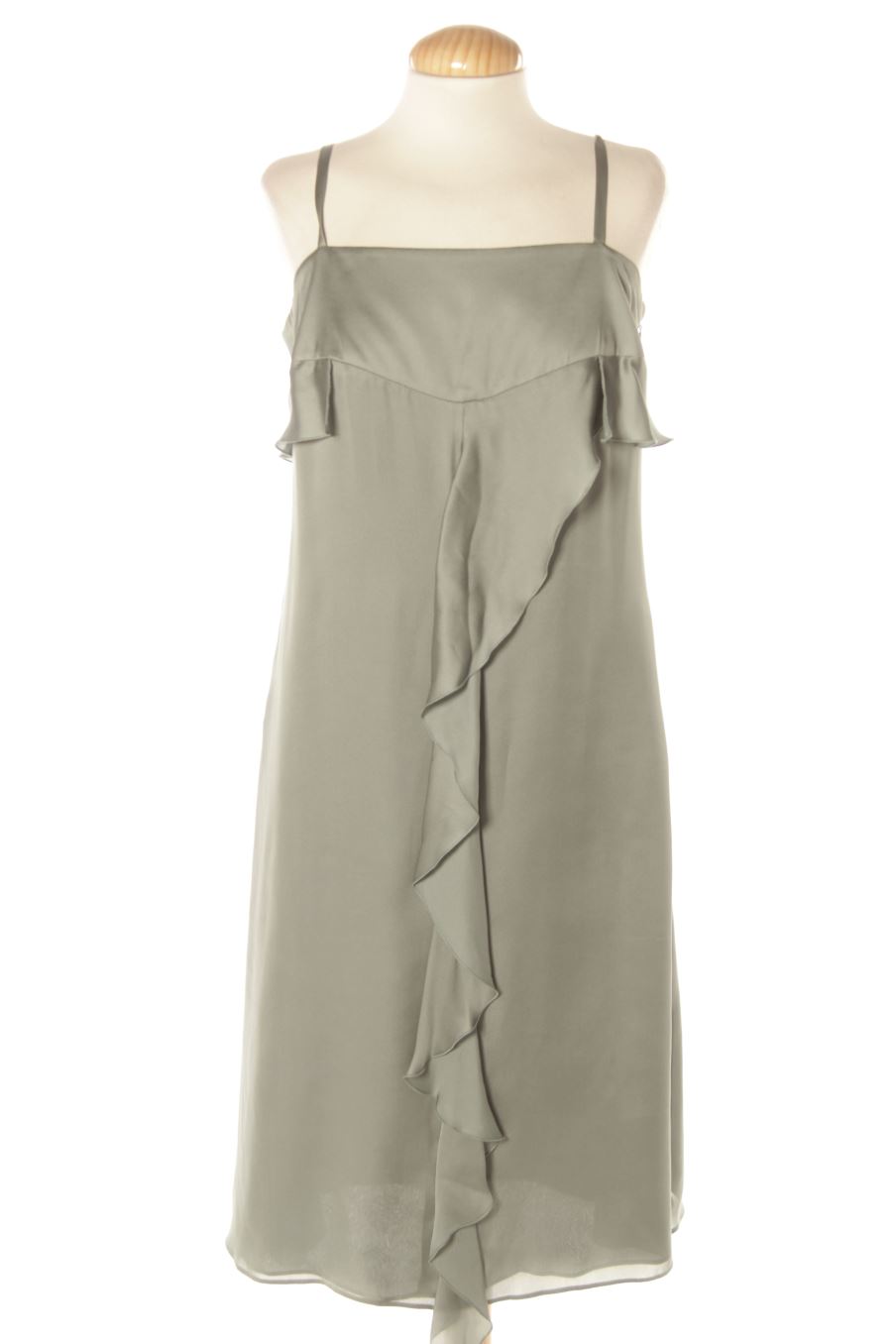 Robe Giorgio Armani de la taille 42, de couleur vert de soie