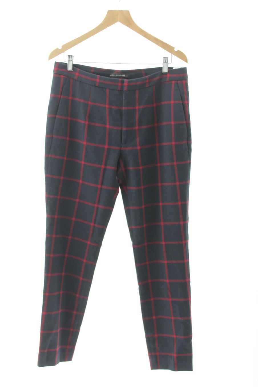 Pantalon Zara de la taille XL, de couleur carreaux