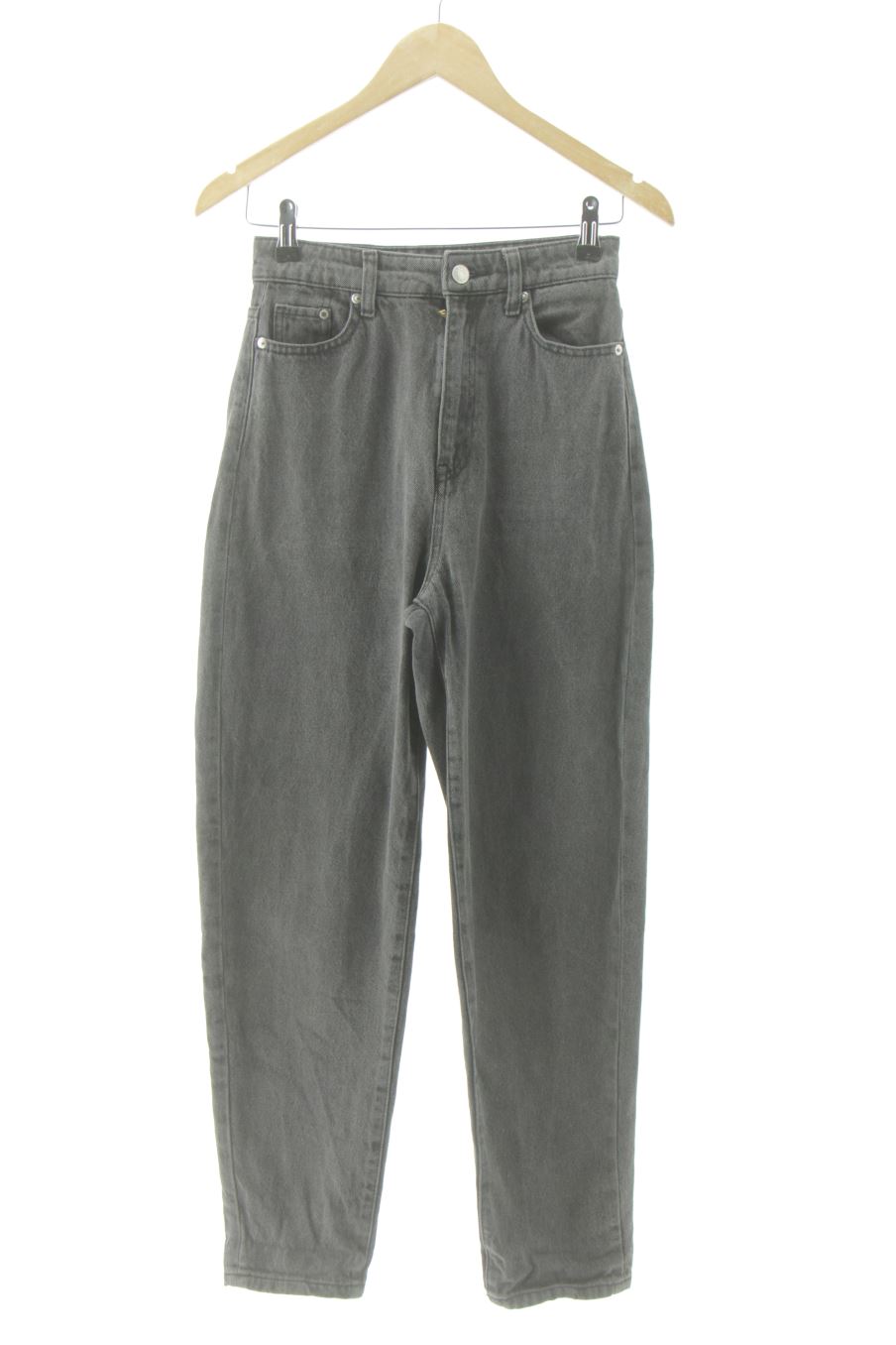 Jeans H&M de la taille 34, de couleur gris de denim
