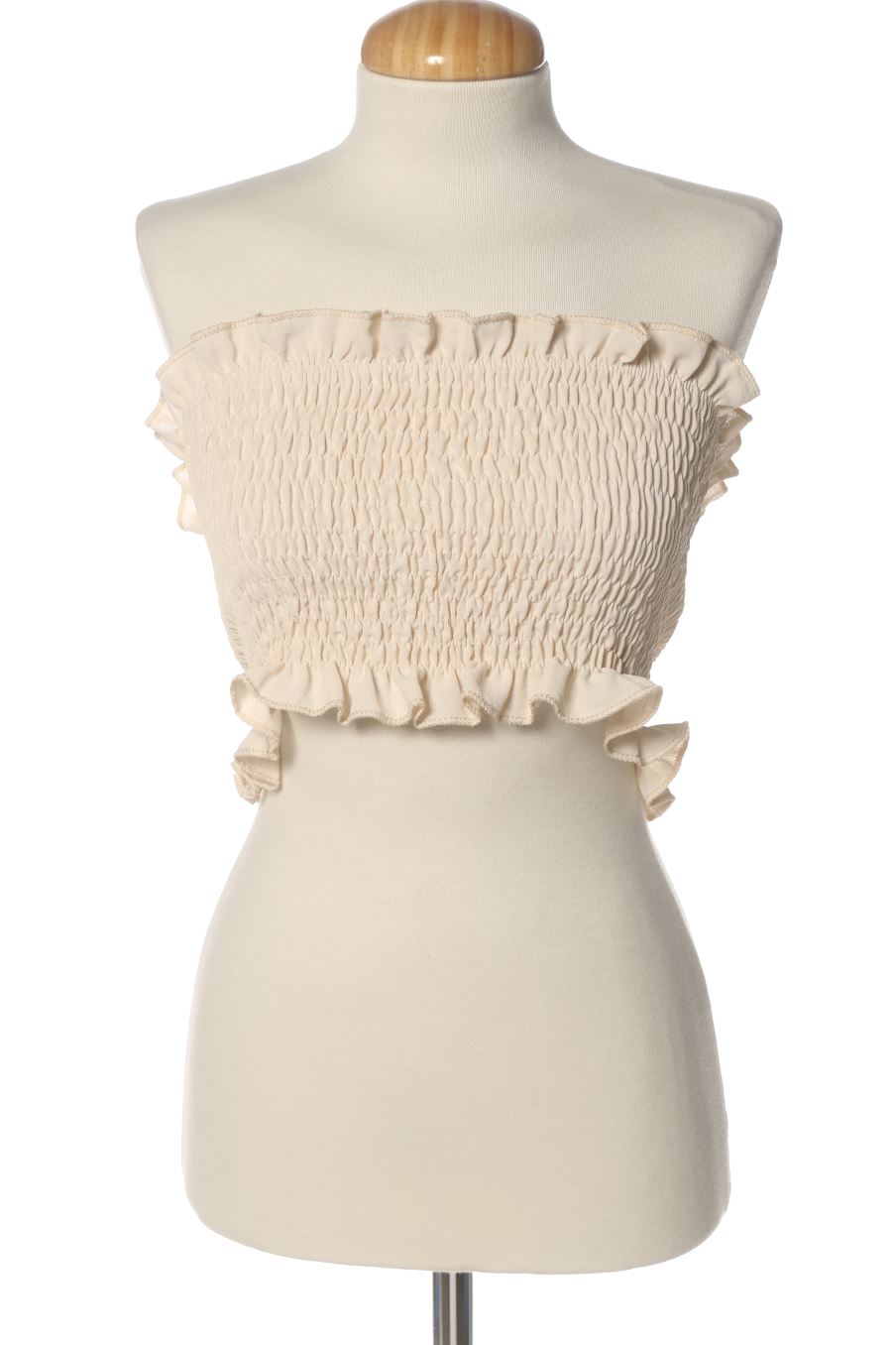 Top de Made in italy de la talla Única, de color beige