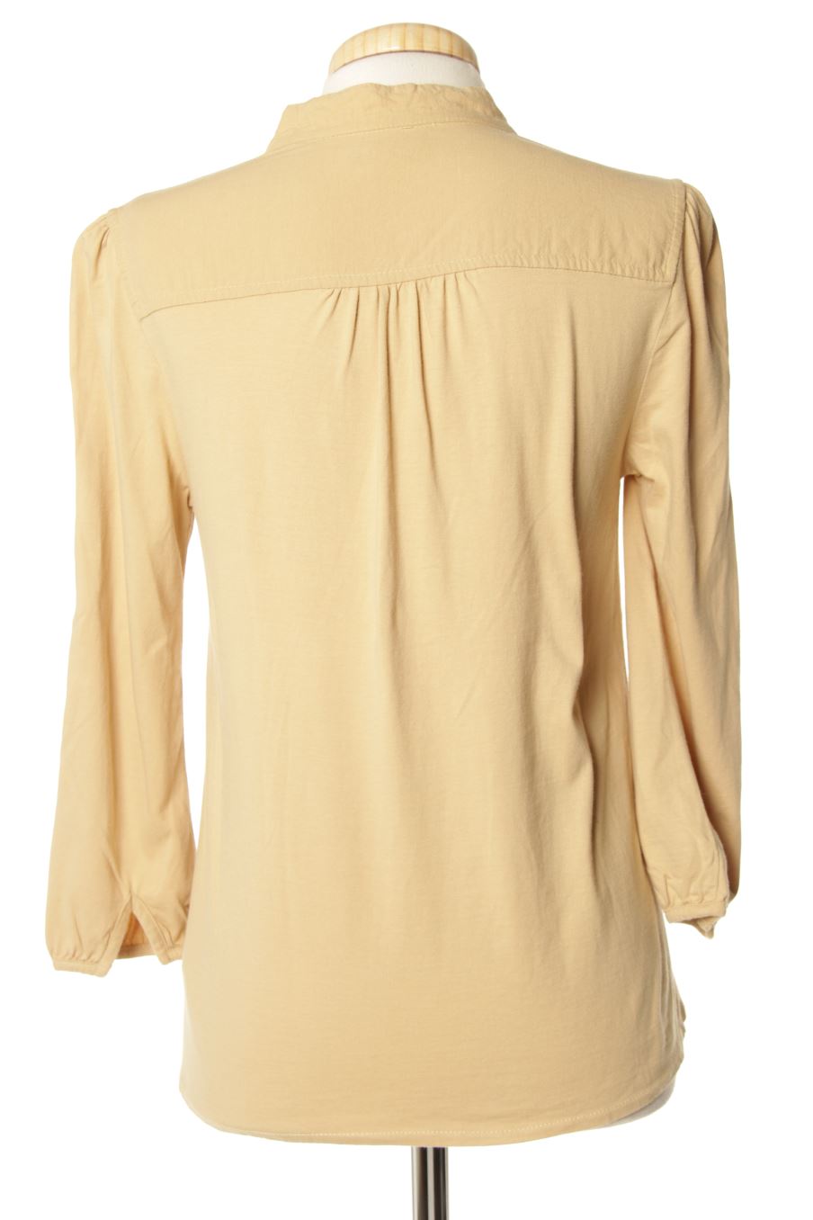 Blusa de manga larga de Zara de la talla M, de color beige