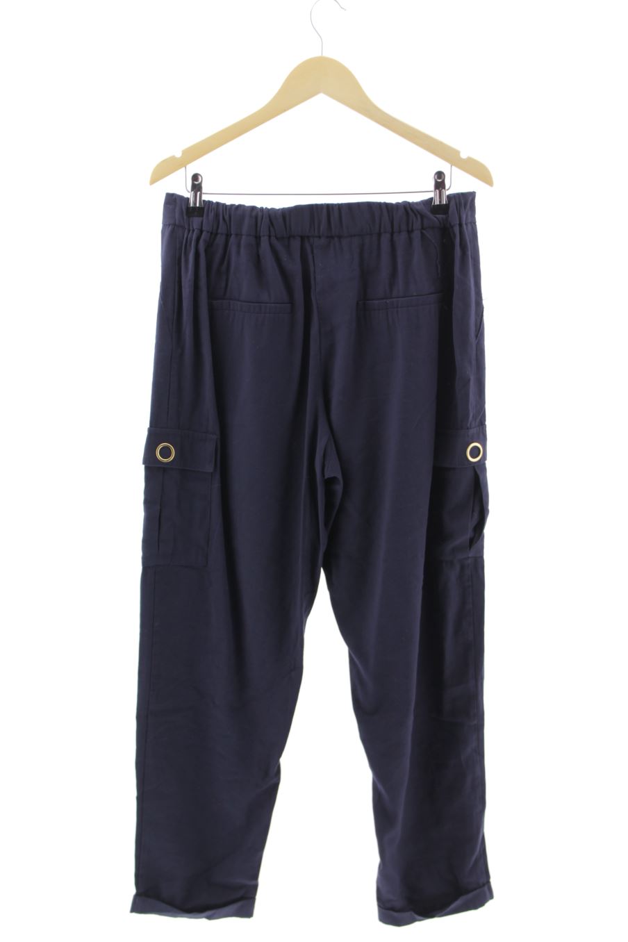 Pantalon La Halle de la taille 42, de couleur bleu marine
