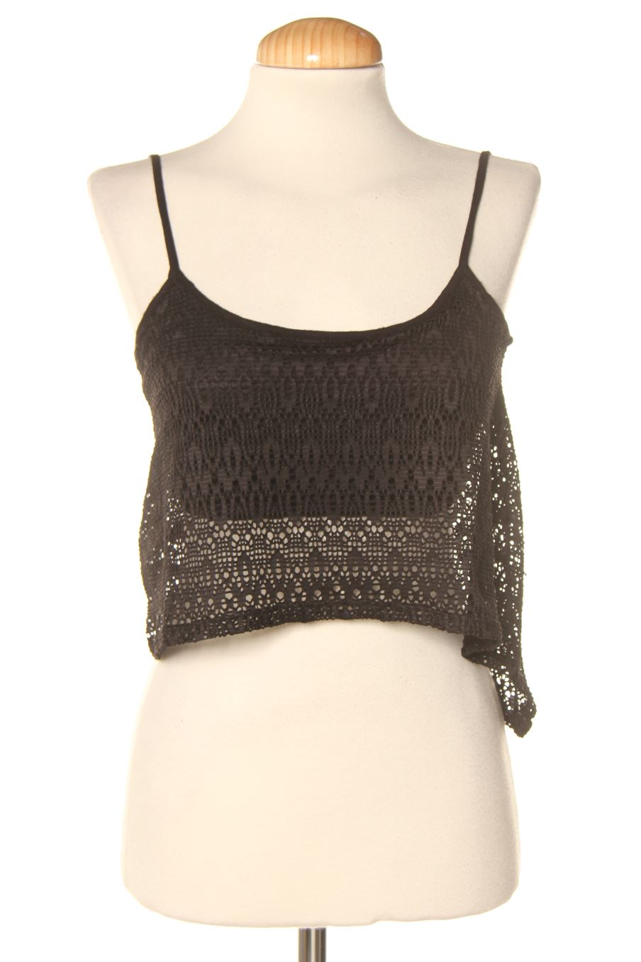 Top Bershka de la taille XS, de couleur noir