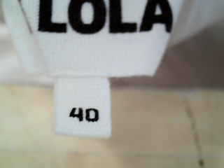 Pantalon Casual BIMBA Y LOLA de la taille 40, de couleur blanc