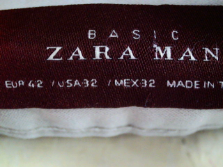Pantalon largo de Zara de la talla 42