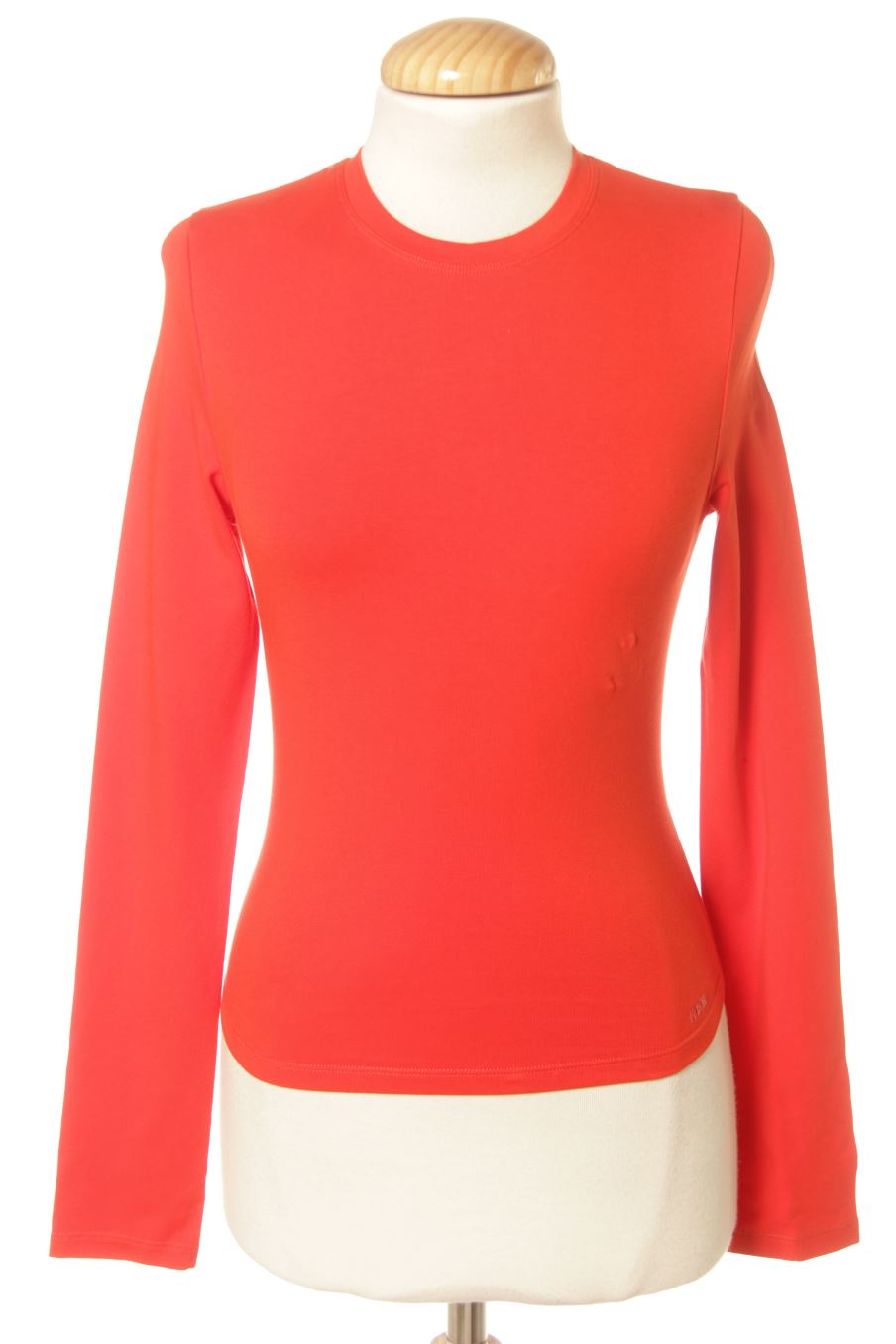 T-shirt à manches longues NOM de la taille S, de couleur rouge