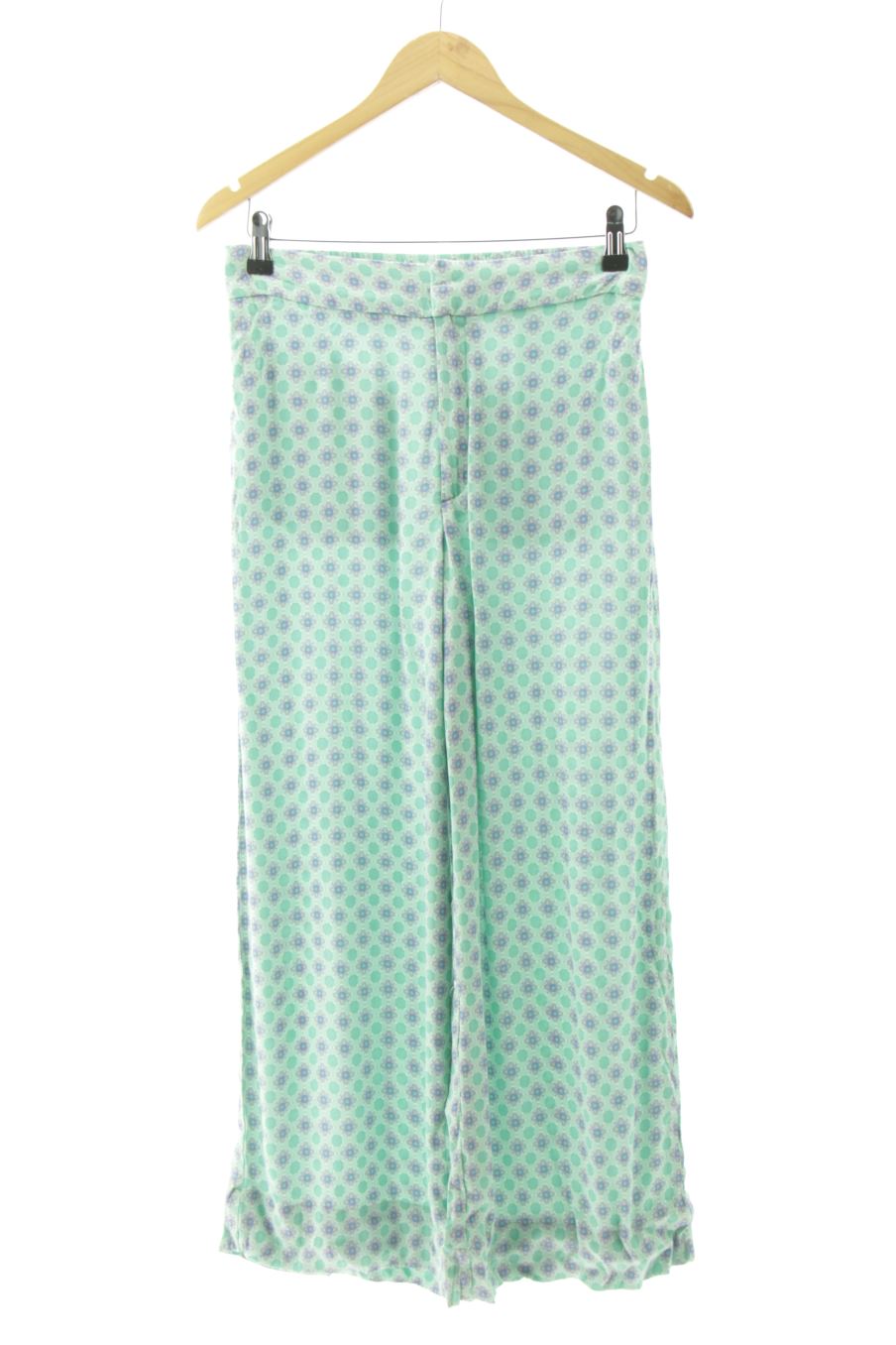 Pantalón Casual de Mango de la talla S, de color verde