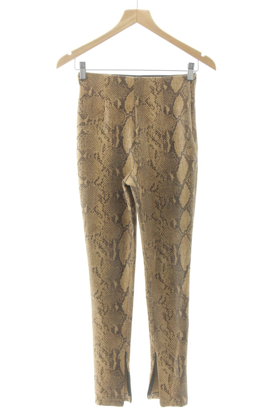 Pantaloni casual de Zara de la talla XS, de color stampa animalier