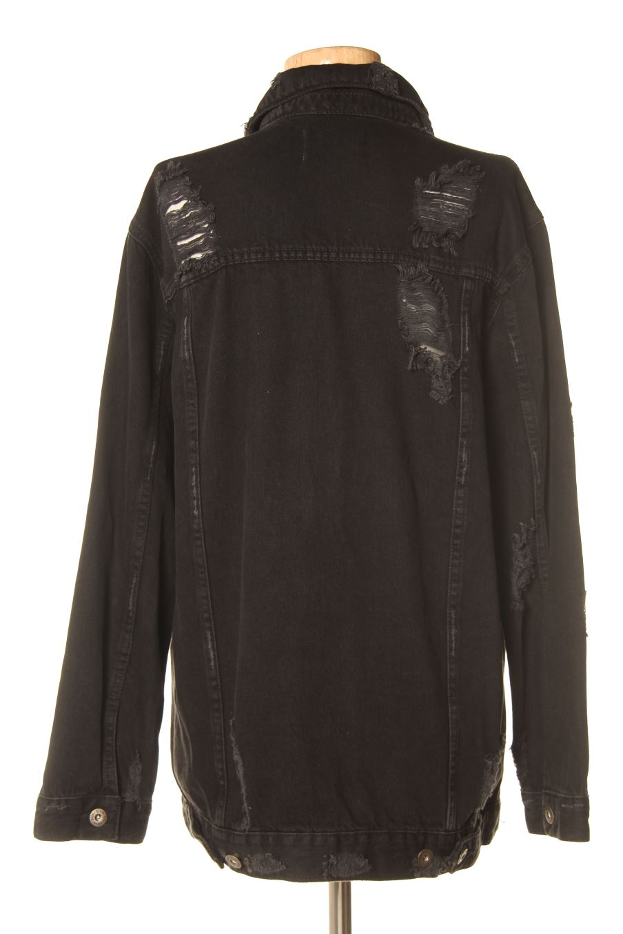 Blouson Pull & Bear de la taille S, de couleur noir de denim