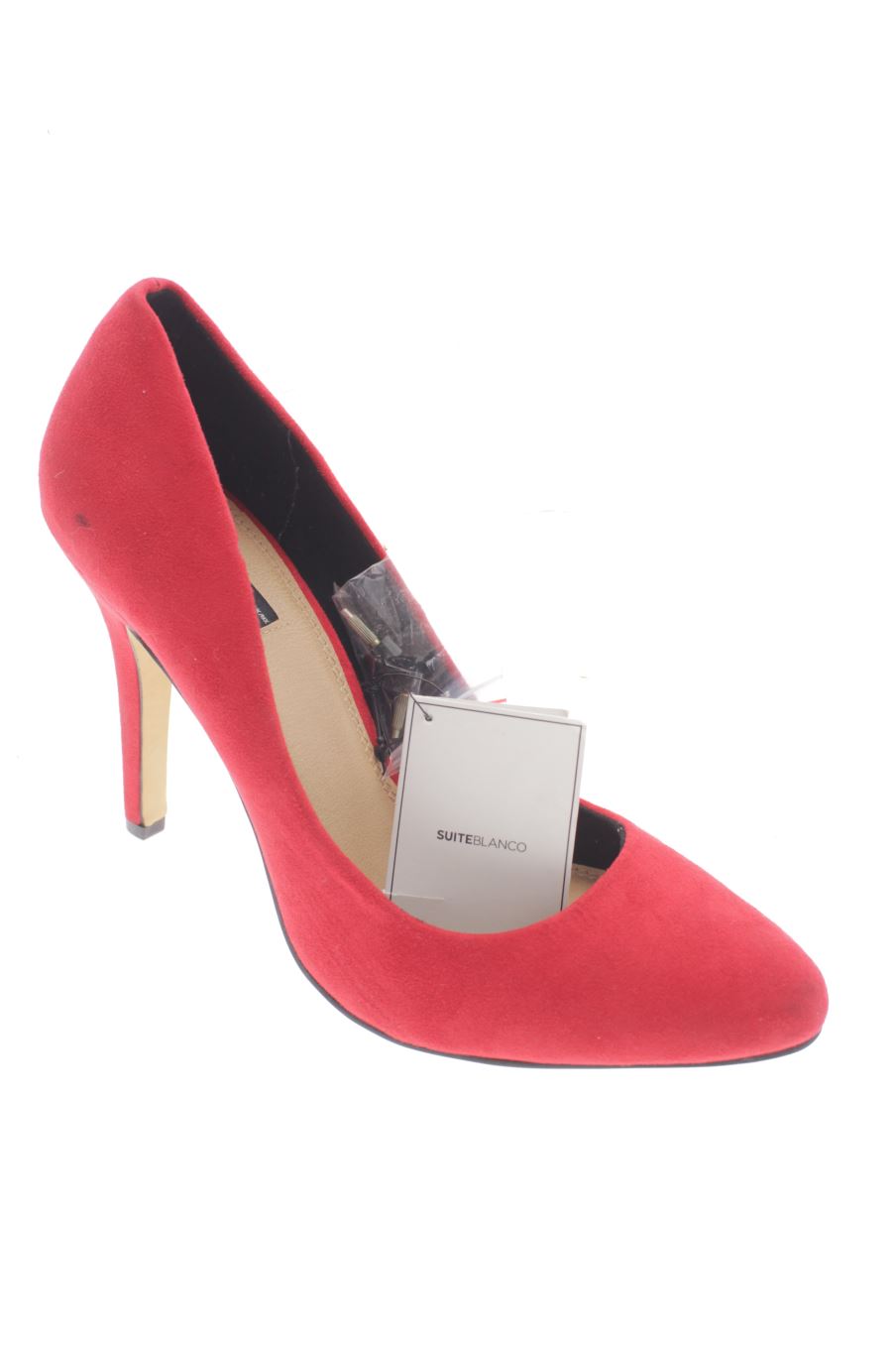 Zapatos de tacon de SUITEBLANCO de la talla 38, de color rojo de